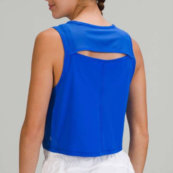 Sculpt Crop Tank Top Blazer Blue Tone (First Release) - Picture 3 of 6